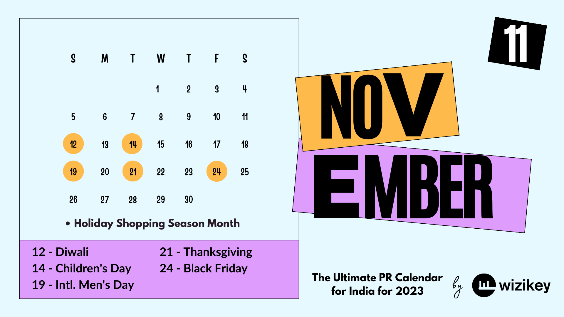 Key PR Events for November 2023