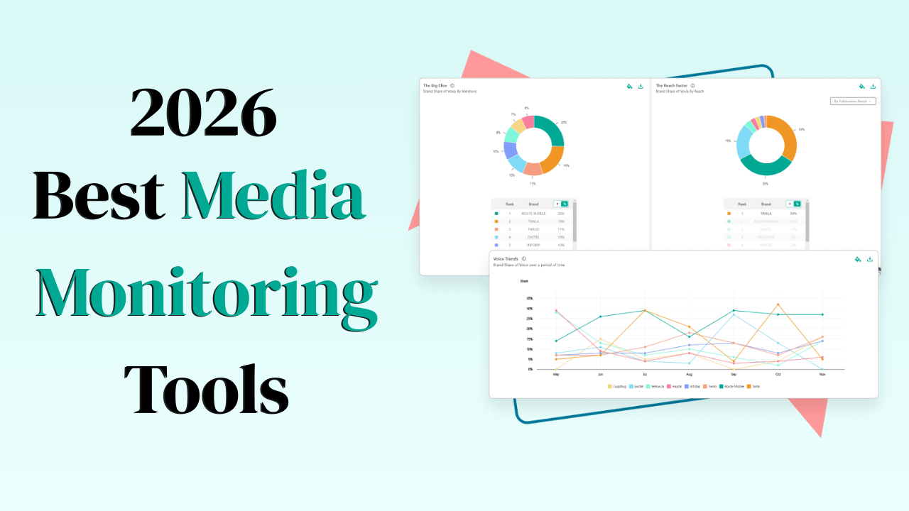 Best Media Monitoring Tools in 2026 (Reviewed & Compared)
