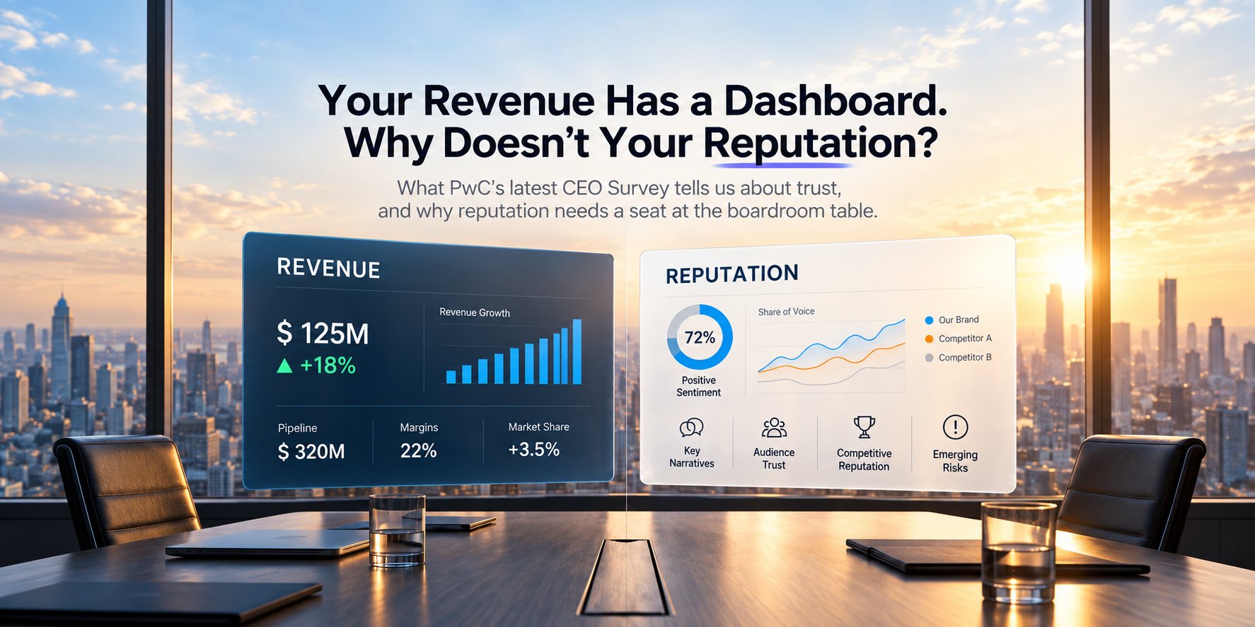 Your Revenue Has a Dashboard. Why Doesn’t Your Reputation?